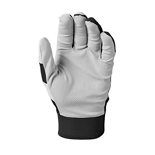 EvoShield SRZ-1™ Batting Gloves - Adult and Youth Sizes - color: Black, size: Medium, style: Adult