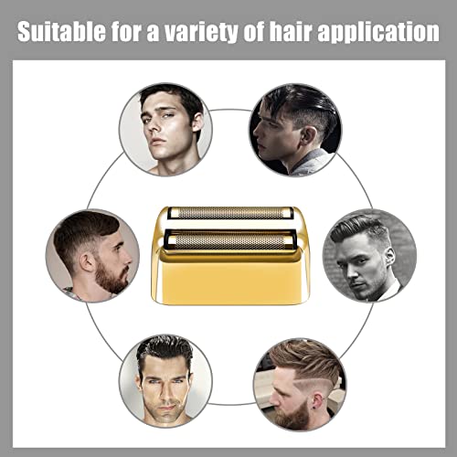Shaver Replacement Foil & Cutters Compatible with BaBylissPRO Barberology Double FXFS2G(Gold) - color: 1PC Gold
