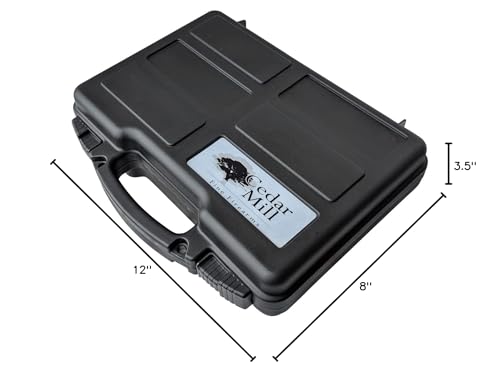TSA Hard Pistol Case, Crushproof Pick and Pluck Foam Handgun Revolver Case - color: Black