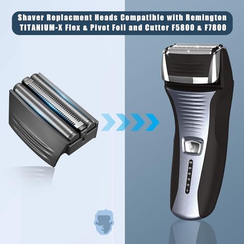 Shaver Replacment Heads,Shaver Replacment Foil Compatible with Remington - color: black-2