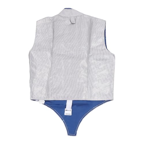 Fencing Lame, Electric Foil Jacket, Adjustable Collar, Non Washable Fencing Metal Jacket, Foil Metal Vest for Competition Training, Right Hand - size: 50