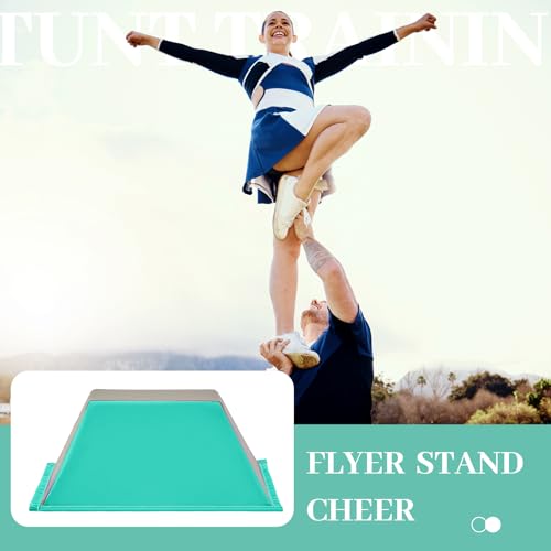 Poen Cheer Flyer Balance Stand Trainer Cheerleading Stunt Wedge - color: Green