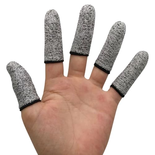 30 Pack Rotary Tool Finger Cots Cut Resistant Protector Finger Covers Finger Guards for Mini Cordless Rotary Tool Stone Carving Polishing Diamond Burrs Jewelry Polisher Polishing Buffing Wheel