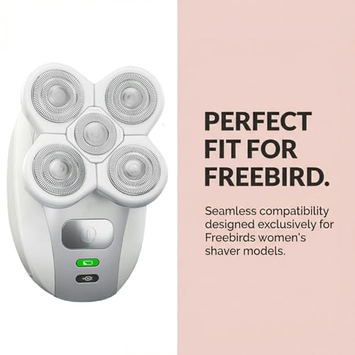 Compatible with Freebird Shaver for Women Replacement Blades White,2Pack. - color: 2Pcs