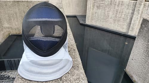 LEONARK Black 350NW Fencing Foil Mask with Detachable Inner Lining Helmet CE Certified National Grade Masque - size: X-Large