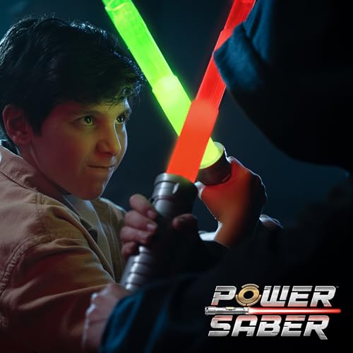 Power Saber Energy Blade Red | First Ever Automatic Saber | Auto Extending & Retracting Saber | Extends 35" (90cm) | Motion Based SFX | Ages 6+ | by Goliath