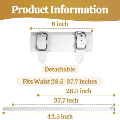 Katana Sword Belt Anime Leather Holder White Cosplay Accessories Adjustable Sheath Scabbard Holster for Demon Slayer - color: White