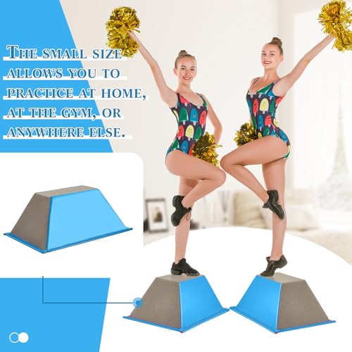 Poen Cheer Flyer Balance Stand Trainer Cheerleading Stunt Wedge - color: Blue