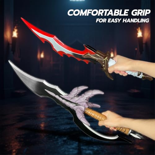 Fang Foam Prop Set for Cosplay, Display & LARP, Non-Functional Costume Accessory Designed for Role Play - style: Killer Fang Set