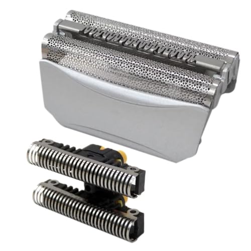 Upgraded Series 5 51S Foil and Cutter Cutter Block Replacement for Brau-n Models 8995, 8985, 8975 (Silver, New Packaing)
