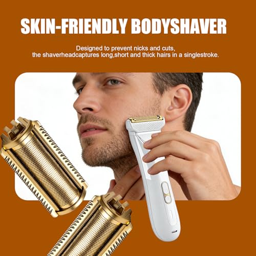 For MANSCAPED Lawn Mower 5.0 Ultra Shaver Replacement Head, Golden, 2pcs - color: Gold-2Pack