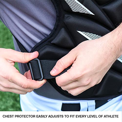 Champro Optimus MVP Chest Protector - color: Navy, size: 13.5"