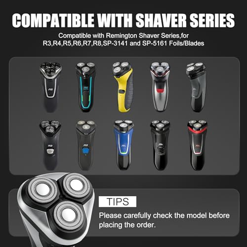 2PACK(Black) Rotary Replacement Shaver Head,Compatible with Remington Shaver Series