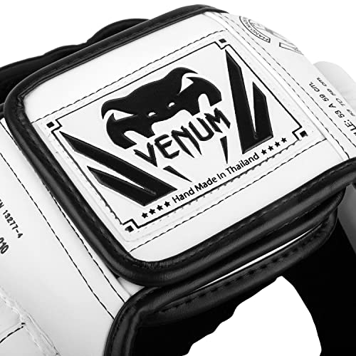 Venum Elite Headgear - color: White/Black