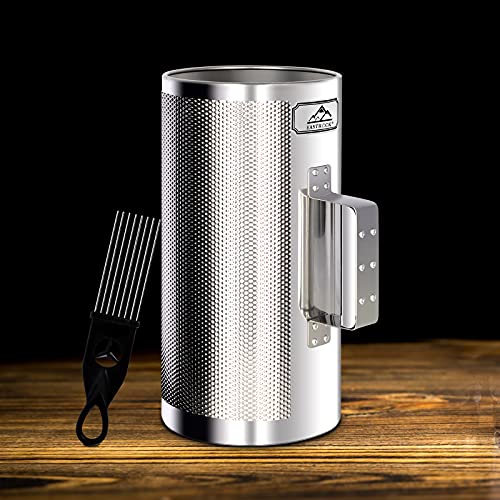 EASTROCK 6"x12" Stainless Steel Guiro Shaker with Scraper for Adult - size: 6"*12"