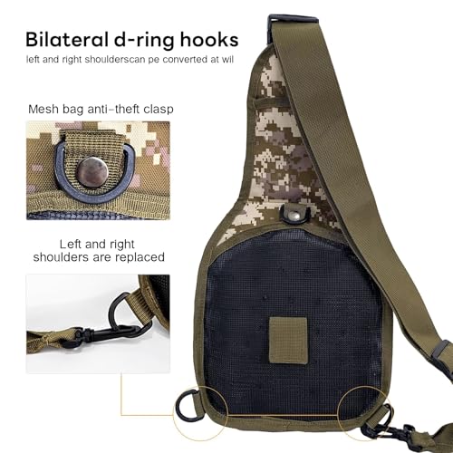 JUMAHE 80L 2-Pack Hiking Backpack for Men with Sling Tactical Backpack - Rucksack Molle Military Tactical Waterproof Lightweight Camping Backpack 3 Day Assault Pack for Travel, Climbing, Backpacking - color: 80l Desert - Pro(900d Fabric) + Sling Bag Bundl