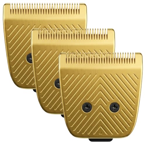 3 Pack Gold Replacement Trimmer Blades for Manscaped Lawn Mower 5.0 - color: Gold Trimmer Blade, size: 3 Pack
