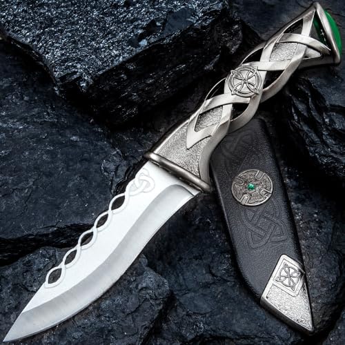 Twisted Celtic Dagger with Sheath