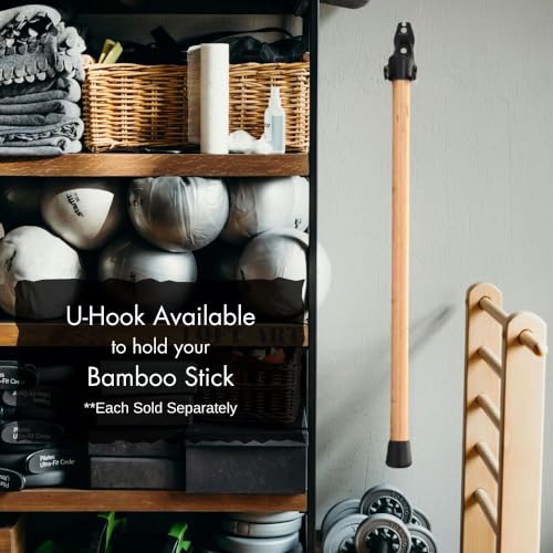 MobileVision Bamboo Stick for Fitness and Physical Rehabilitation - size: 44.5 INCH Bamboo Stick Only