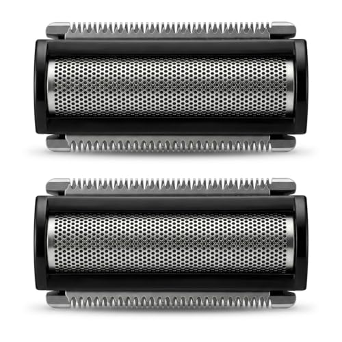 2 Pack Replacement Foil Blades for Manscaped Lawn Mower 5.0 Ultra, Black - color: Black Foil Shaver, size: 2 Pack