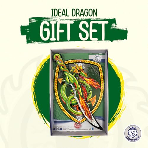 Liontouch - Dragon Slayer Foam Sword & Shield Set for Kids - Age 3+ - style: Dragon