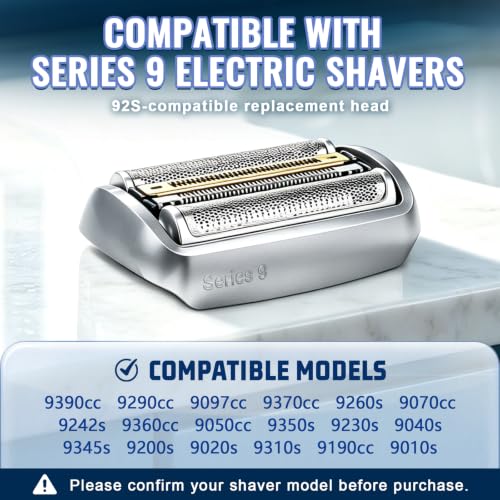 1-Pack 92S Shaver Replacement Head Compatible with Braun Series 9 - color: 1-Pack 92S