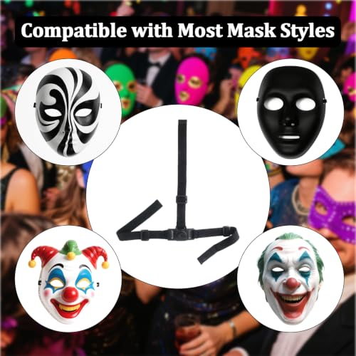 2 PCS Adjustable Mask Straps, 3 Mask Extender Straps with Sliding Buckles