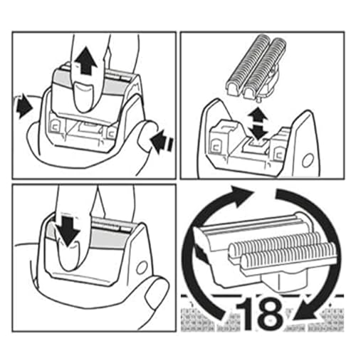51S Series 5 Replacement Head Compatible with Braun Series 5 Shaver