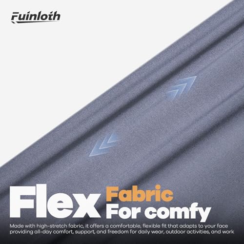 Fuinloth Neck Gaiter, 6 Pack Cooling UV Protection Bandana Face Mask Gator - color: Black+gray+green+sand+brown+jungle Leaf