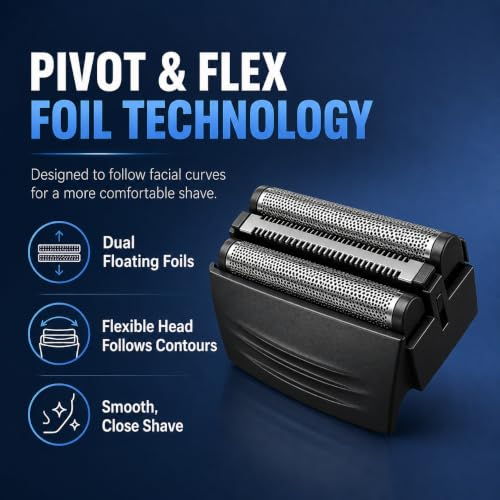 Shave Foil & Cutters Head Compatible with Remington F4900 F5800 F7800 Blade - color: 1 Pcs Black