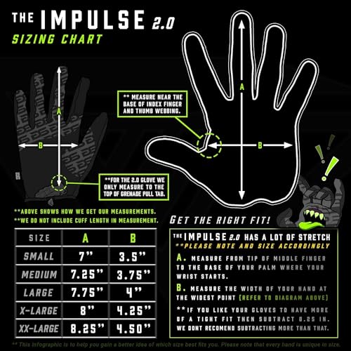 Glove Station Impulse Utility Gloves, Touchscreen, Impulse 1.0 - color: Impulse 1.0 - Black, size: Medium