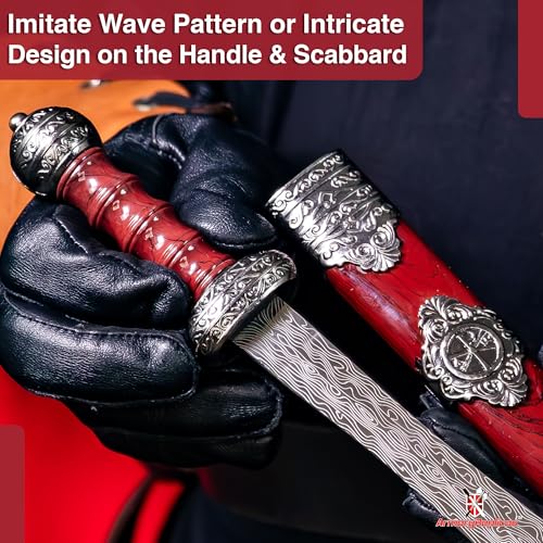 Armory Replicas™ Roman-Style Collectible Daggers – 14" Stainless Steel Historical Replicas with Ornate Handles & Sheaths – Display-Ready Gift for Collectors, Reenactors & Cosplay - style: Roman Elite