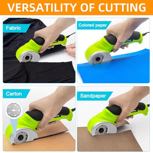 4-Pack Replacement Rotary Blades Compatible with WORX WX082L 4V ZipSnip Cordless Electric Scissors, WA2300 Replacement Blades (1-1/2"),Fits RC2600K, RC2601, RC2602, WX080L,WX2300