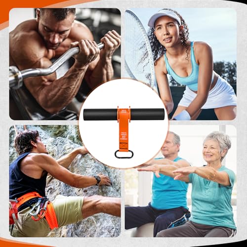 FitBeast Forearm Exerciser Wrist Roller Forearm Trainer - color: Orange
