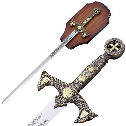 Knights Templar Sword with Plaque