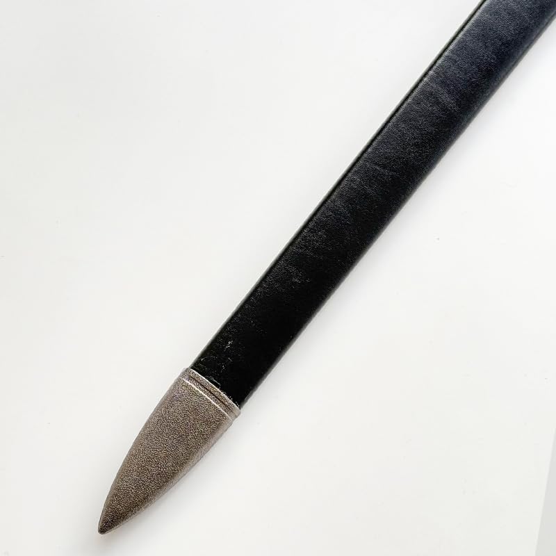 32-Inch TW Sword Collection, Aerondight, Headed Beast, and Wolf Silver Swords—Highly Accurate Steel Replicas, Ideal for Cosplay and Display - color: Aerondight