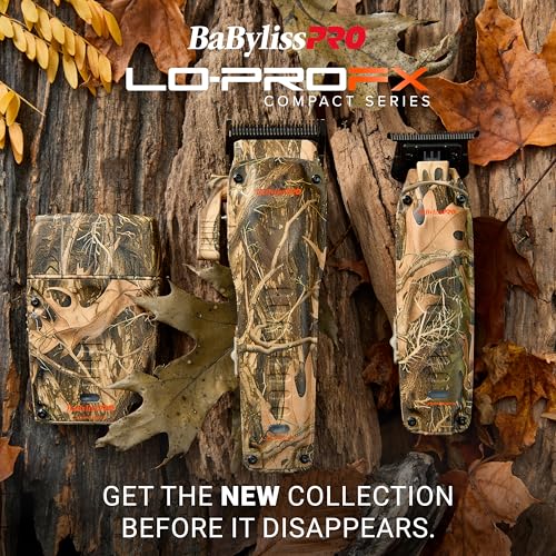 BaBylissPRO High-Performance Compact LO-PROFX Shavers for Men - color: Camo, style: Shaver and Base