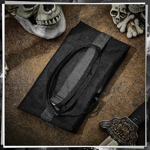 NUMJAW Sword Bag Back Lightsaber Holster Ninja scabbard Katana Back Holster with Strap Sword Back Holster Carrying Case Katana Sword Holder Back for Samurai Cosplay Costume Halloween Dress Up Party