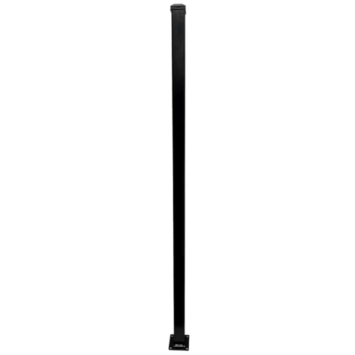 Weatherables Cypress Aluminum Fence Kit – DIY Kit for Backyard and Garden Fencing, Made with Durable Powder-Coated Aluminum that Combats Rust, Fading, and Corrosion (57” Post for Hard Surface) - size: Cypress 57" Post for Hard Surface