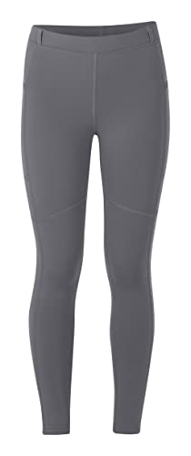 Kerrits Kids Ice Fil Full Seat Horse Riding Tech Tights – Cooling Breathable Kids Equestrian Leggings with Pockets for Summer - color: Shadow, size: X-Small