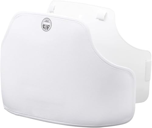 LEONARK FIE Certificate Fencing Sport Chest Guards - Armoury Hema Adjustable Double Layer Soft Breast Protectors for Football Rugby Volleyball Baseball etc - Plastron for Foil Epee Saber Fencers - color: Male FIE, size: Medium