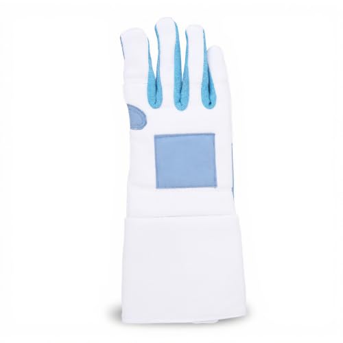 Right Hand Fencing Glove Anti Slip Knitted Fabric Comfortable Fit for Saber Foil Epee Training Non Slip Design Durable - size: #12