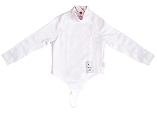LEONARK Fencing Pants Knickers Jacket Vest Waistcoat for Foil Epee Saber - Unisex Fencing Uniform Suit - color: Jacket-right Hand, size: 10