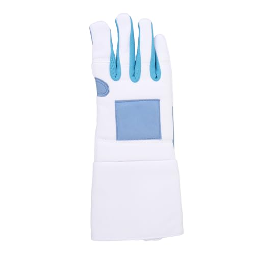 Fencing Glove Right Hand Anti Slip Knitted Fabric Training Glove for Saber Foil Epee, Protective Sport for Fencing - size: #15