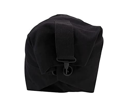 GI Style Double Strap Duffle Bag - color: Black