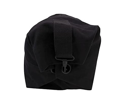 GI Style Double Strap Duffle Bag - color: Black