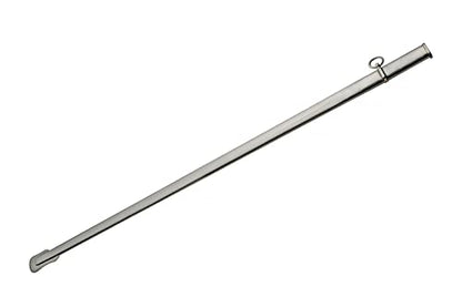 SZCO 32” Officer Ceremonial Sword – Military Dress Sword for Adults with Brass Guard & Pommel, Leather Wrapped Handle & Metal Scabbard for Reenactment, Costume, Display & Ceremonial Use