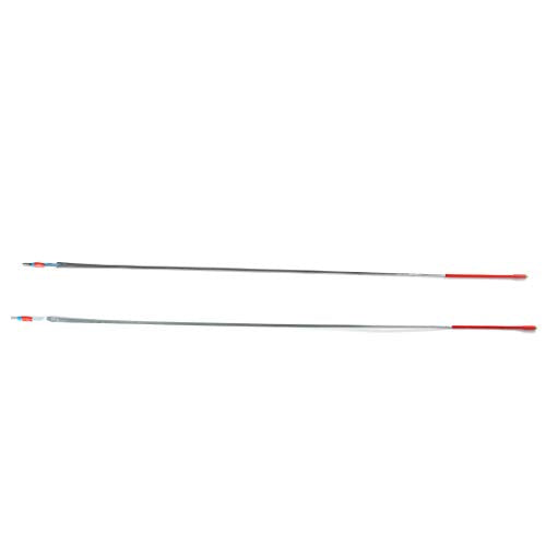 LEONARK Fencing Wired Sword Spare Blade - Set of 2 Stainless Steel #5 Alternative Blade for Epee Foil and Saber - 2 Pack with Blade Bag - size: #5 Foil