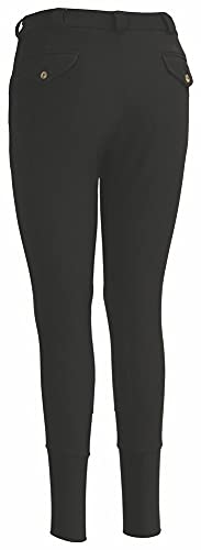 TuffRider Men's Ribb Patrol 4 Pockets Knee Patch Breeches - color: Black, size: 28