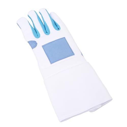 Fencing Glove Right Hand Anti Slip Knitted Fabric Comfortable Fit Fencing Training Glove for Saber Foil Epee - size: X-Large